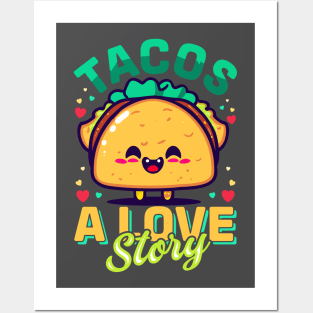 Tacos a love story Posters and Art